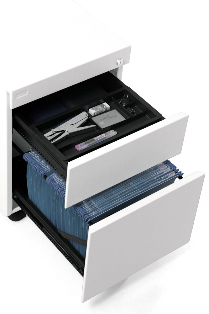 Główna galeria - Kontenerek Klea mobilny 36 szary z poduszką niebieski bondai (3)