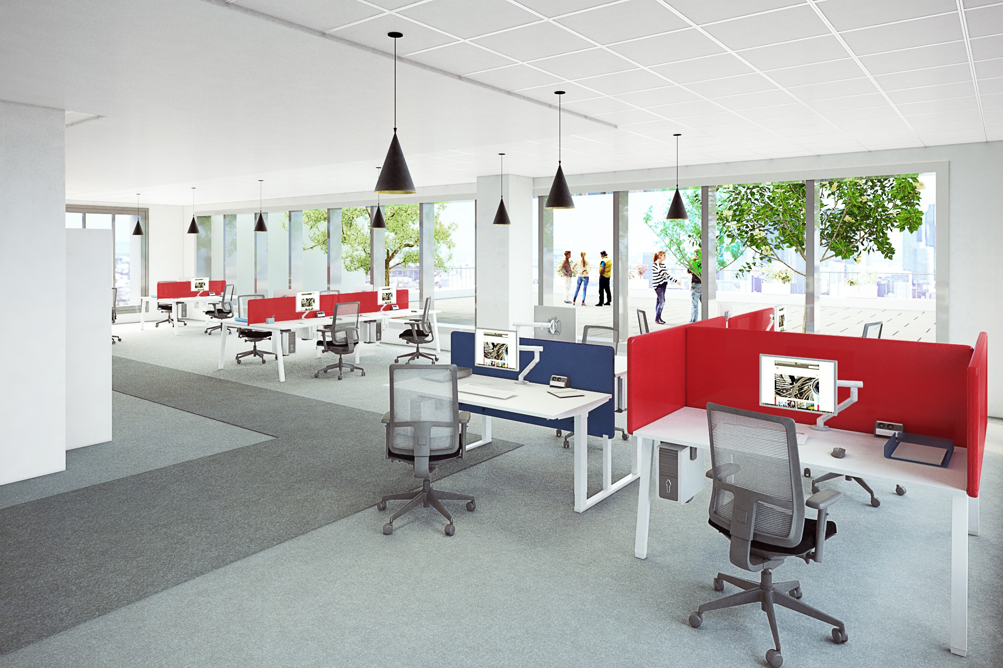 Główna galeria - Biurko Conecto firmy Majencia-Nowy Styl 1400x800 Akacja Lakeland (4)