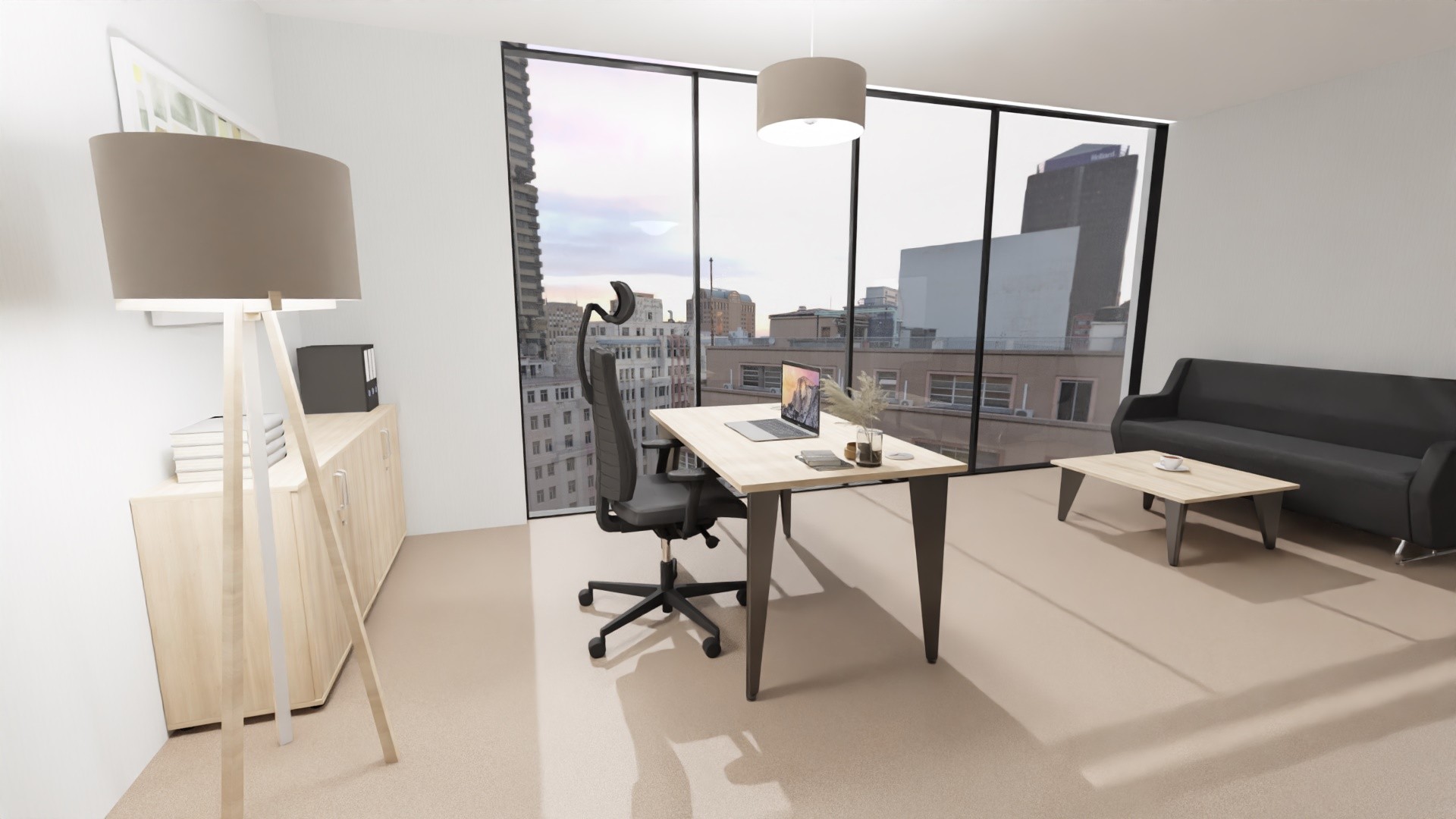 Główna galeria - Biurko Origami firmy Majencia-Nowy Styl 1400x800 Akacja Lakeland (4)