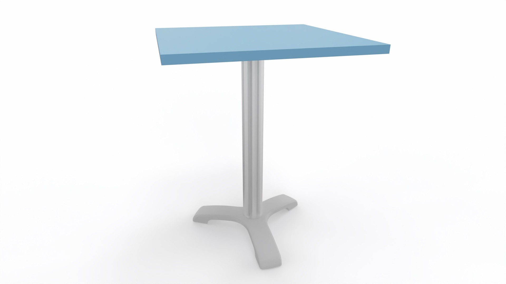 Stolik kawiarniany GABER TKITT 60x60 - Niebieski