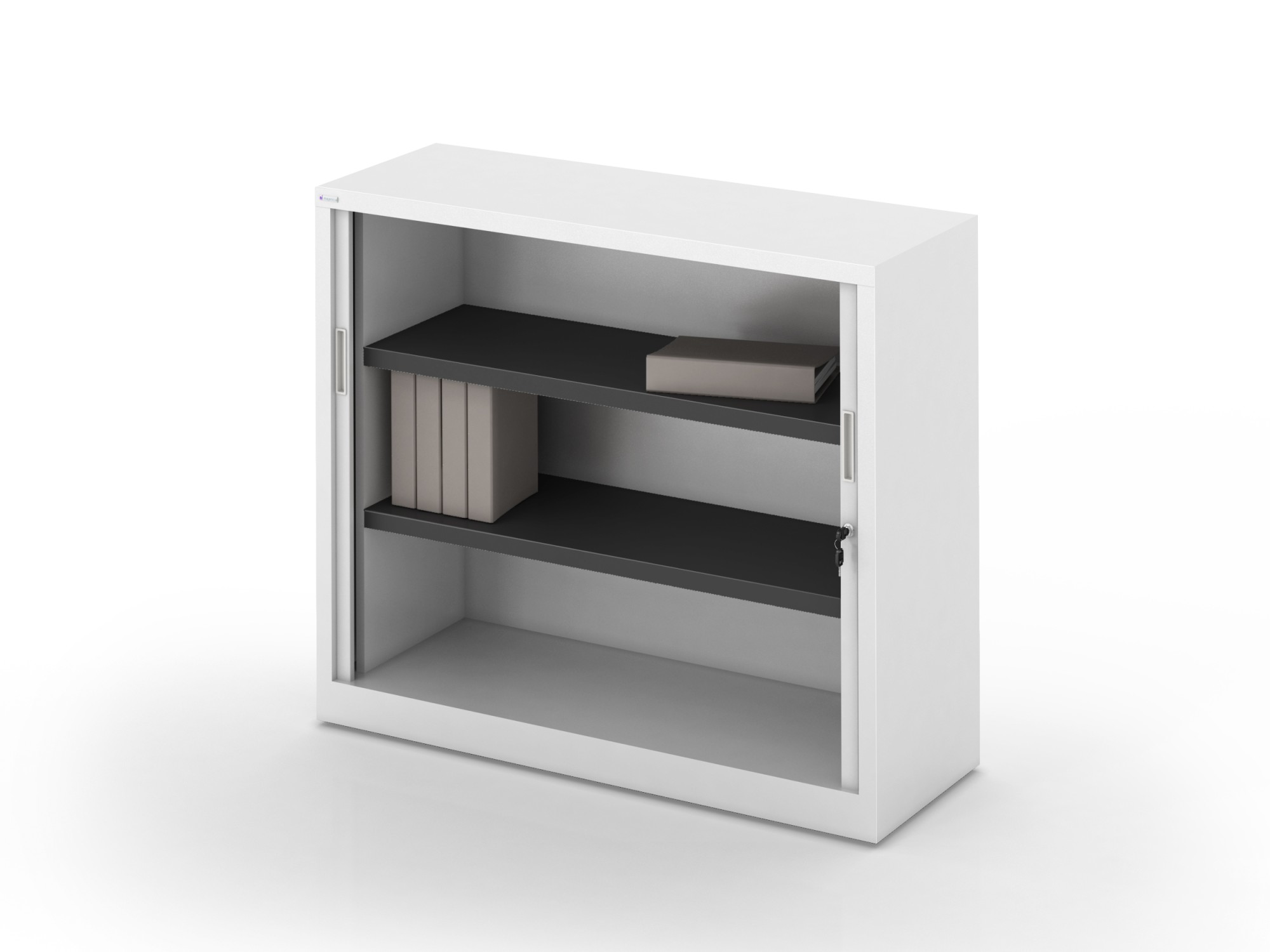 Główna galeria - Szafa metalowa żaluzjowa Ecozen 700x1000 mm - Kolor Biały (9)