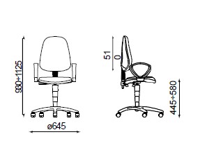 Główna galeria - Krzesło obrotowe DEALER - Nowy Styl jak PERFECT (2)