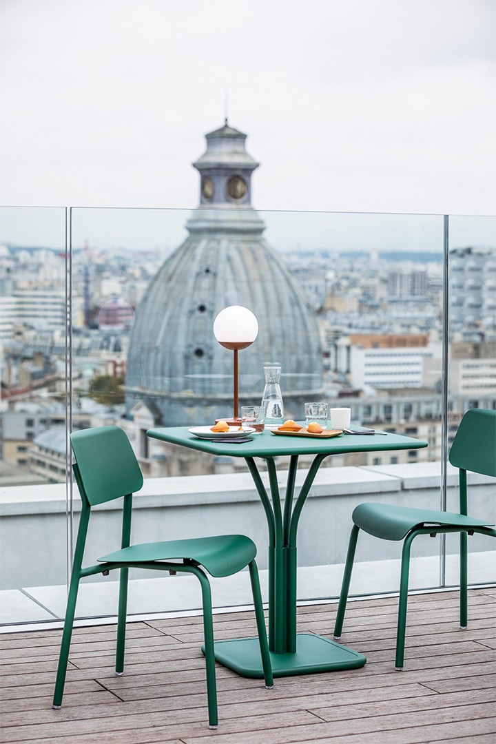 Główna galeria - Stolik ogrodowy, kawiarniany FERMOB - LUXEMBOURG 71x71 (2)