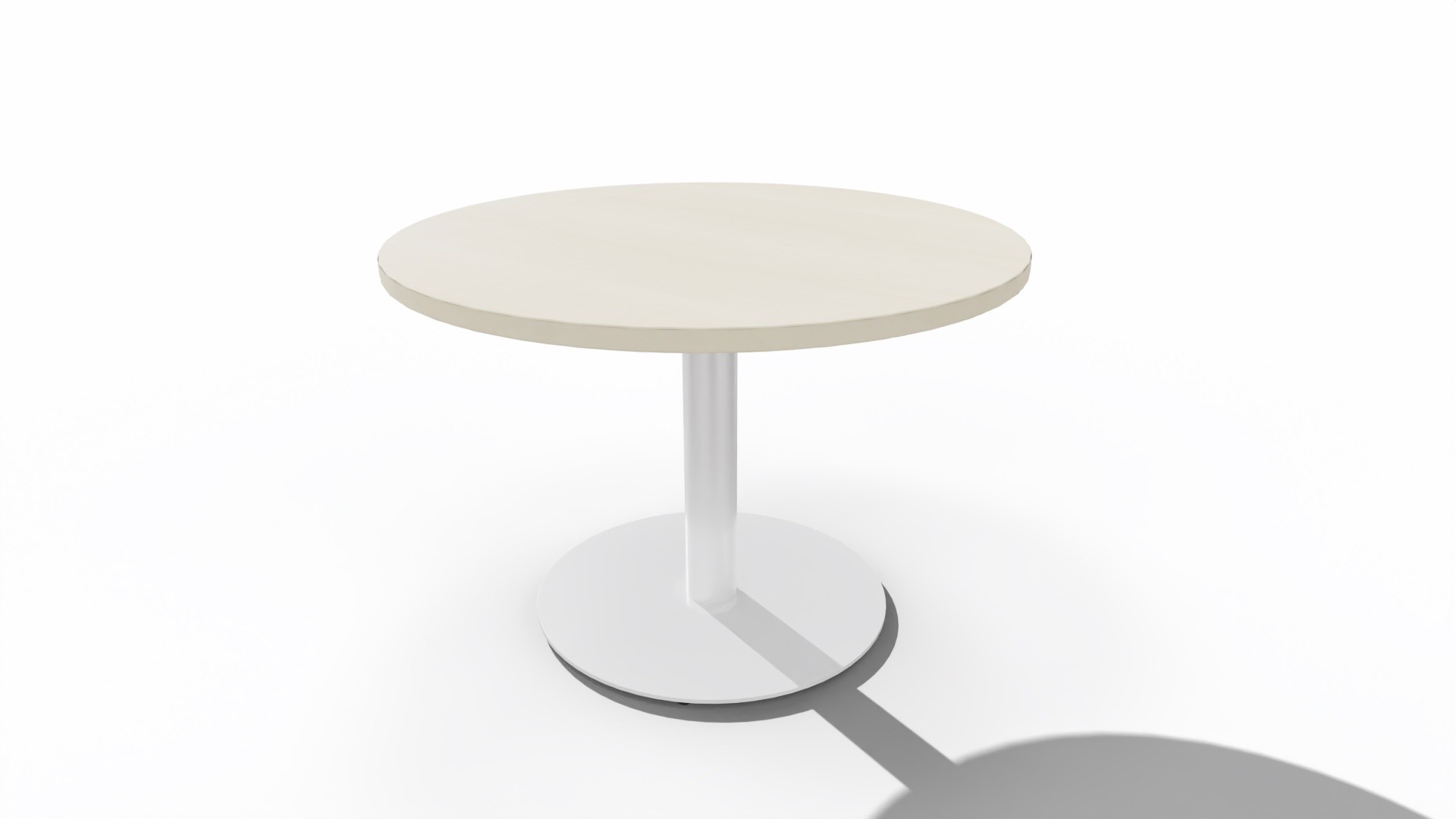 Stolik kawiarniany Okrągły 110cm firmy Majencia - Nowy Styl - Biała Podstawa