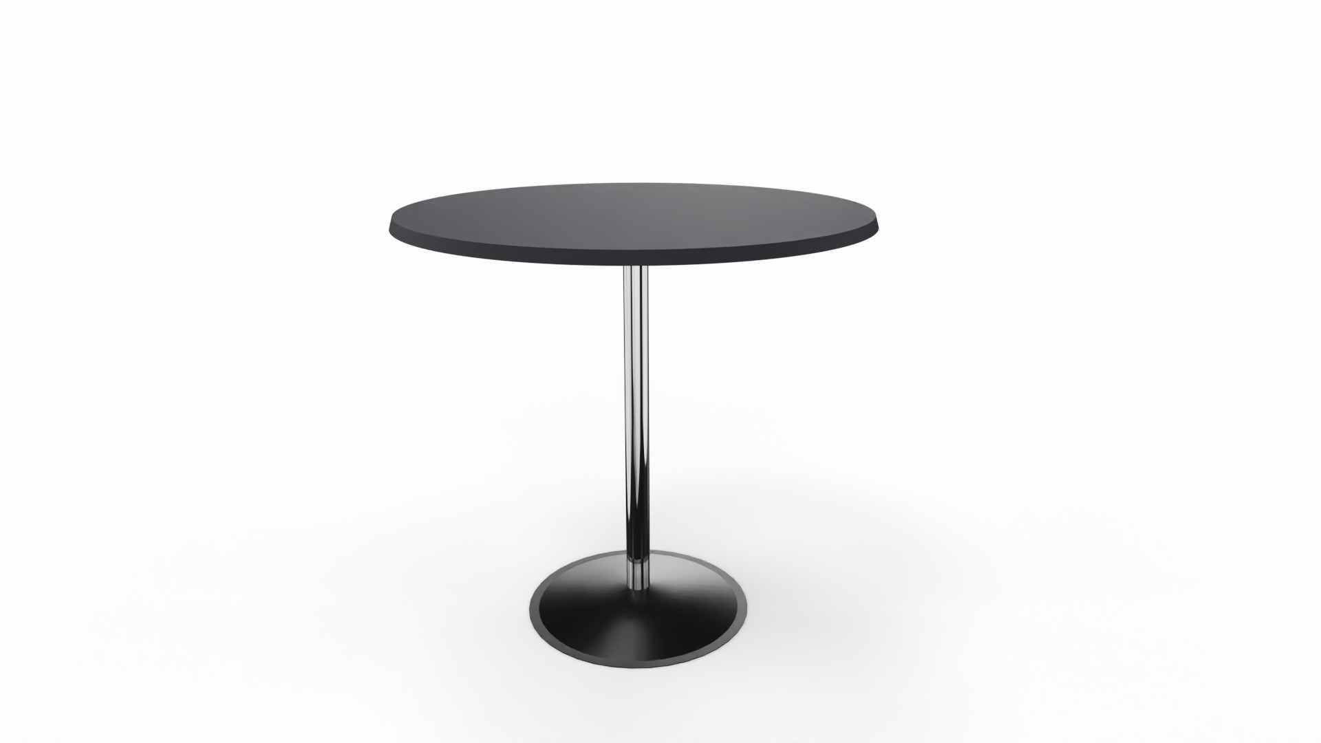 Stolik kawiarniany LENA fi 80 cm Nowy Styl, Blat topalit Dąb Jasny