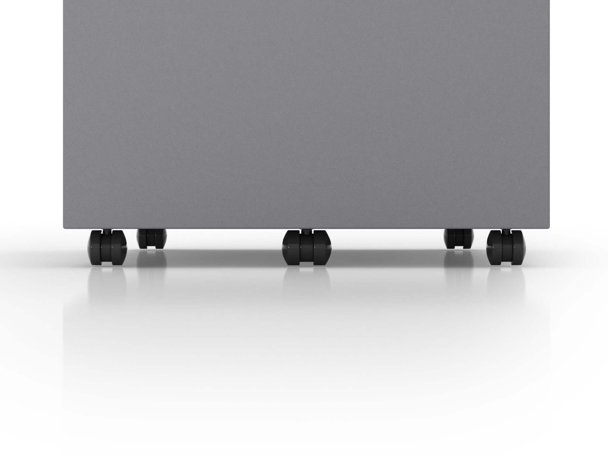 Główna galeria - Kontenerek biurowy, metalowy, mobilny Klea 36 ciemnoszary z ozdobnym blatem (9)