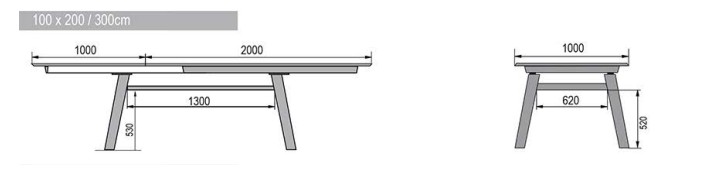 Główna galeria - Stół Drewniany do Jadalni MOBITEC MOOD T8 100x200/300 (14)