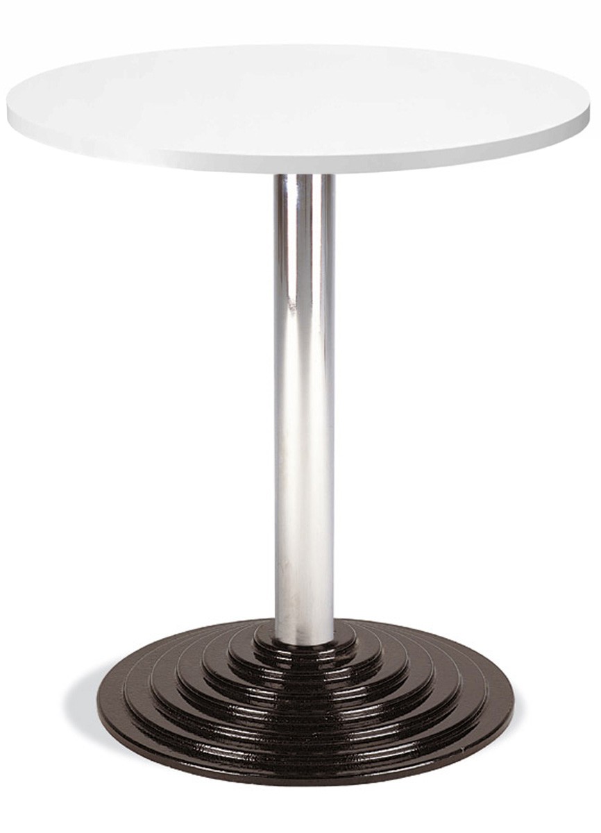 Główna galeria - Stolik kawiarniany okrągły FLORIDA FI 80 cm Nowy Styl, Blat topalit Biały (2)