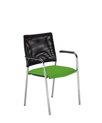 Główna galeria - Krzesło konferencyjne INTRATA V-32-FLBL ARM (2)