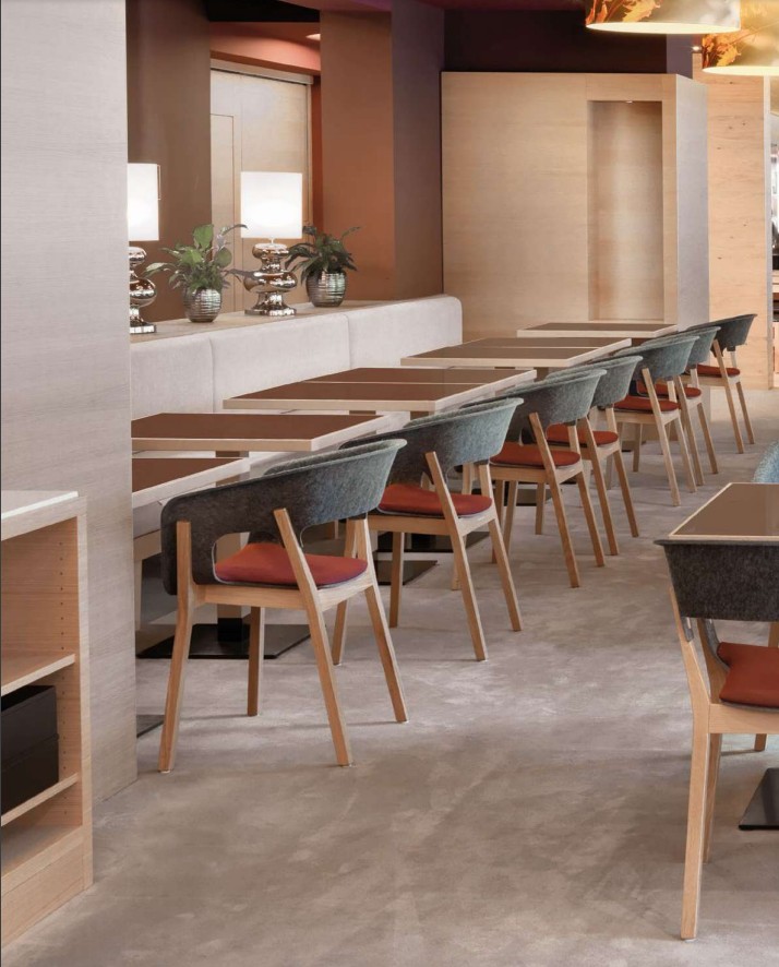 Główna galeria - Krzesło kawiarniane, jadalniane NJORD firmy KUSCH CO (3)