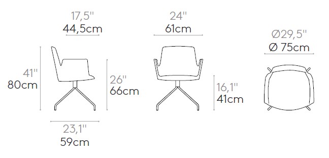 Główna galeria - Krzesło konferencyjne, kawiarniane ALTEA firmy INCLASS (2)