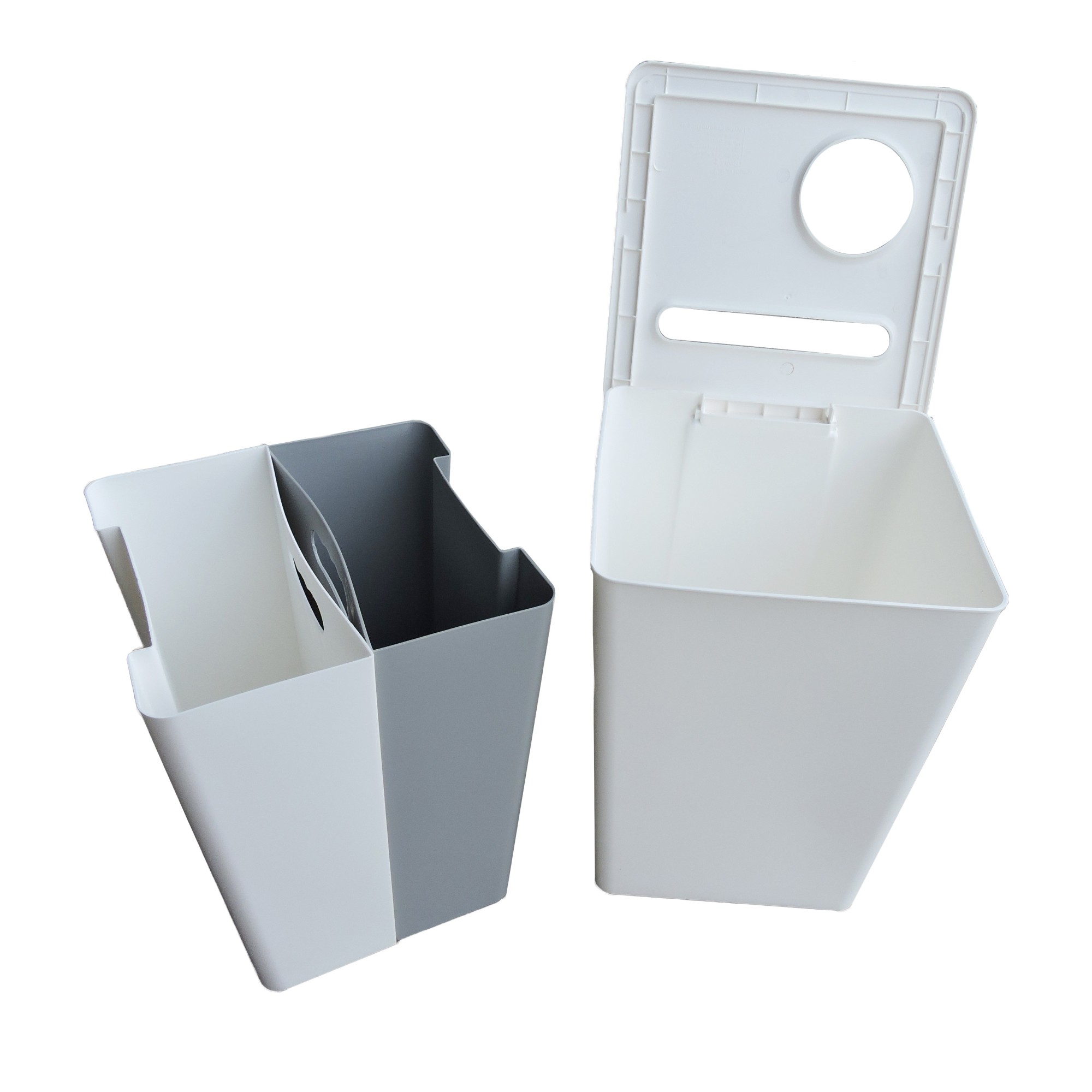 Główna galeria - Kosz, pojemnik na śmieci GreenOFFICE TRIVIA 2 2x15L (2)