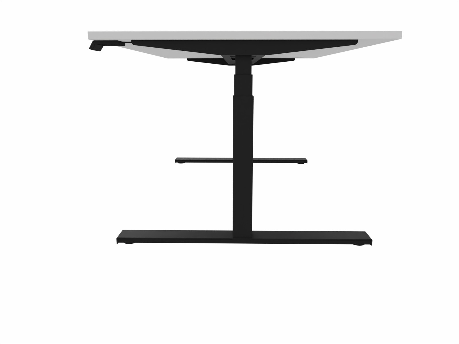 Główna galeria - Biurko elektryczne prostokątne eModel 1600x1000 Nowy Styl noga czarna (3)