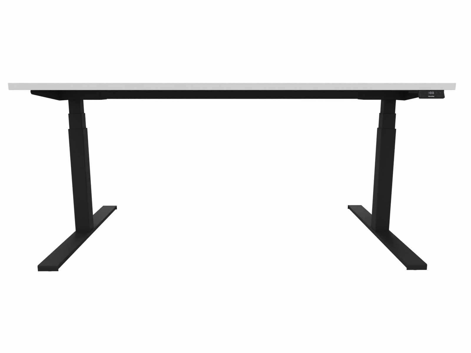 Główna galeria - Biurko elektryczne prostokątne eModel 1600x1000 Nowy Styl noga czarna (4)