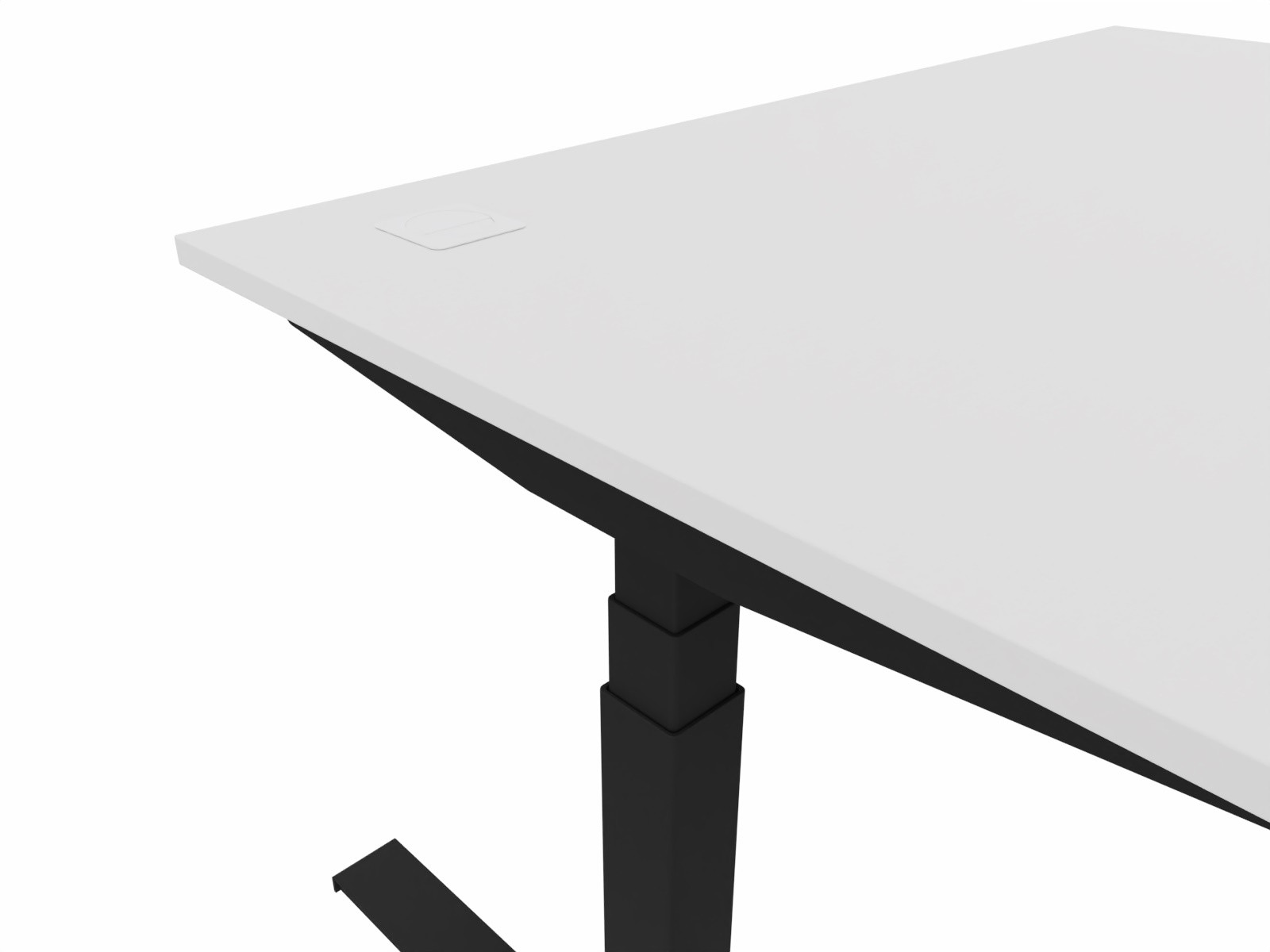 Główna galeria - Biurko elektryczne prostokątne eModel 1600x1000 Nowy Styl noga czarna (5)