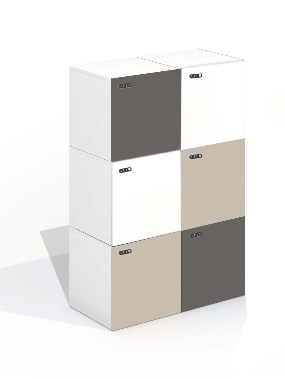 Szafa skrytkowa, lockers STORY 1700x800x450 firmy MAJENCIA - Nowy STYL