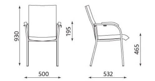 Krzesło konferencyjne LOCO II 4L
