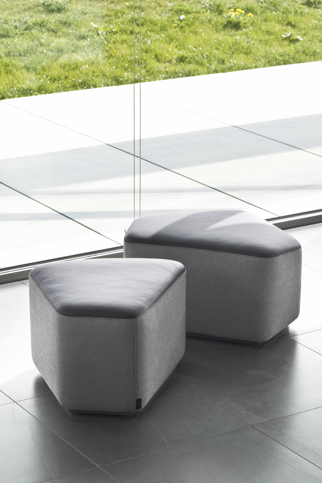 Pufa MODO szara firmy La CIVIDINA