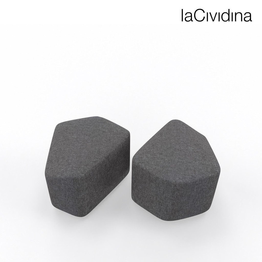 Główna galeria - Pufa MODO szara firmy La CIVIDINA (6)