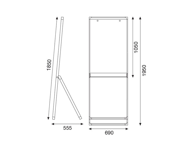 Główna galeria - Tablica suchościeralna, magnetyczna MANADE Arnage S (3)