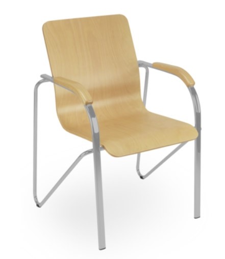 Główna galeria - Krzesło konferencyjne SAMBA wood (2)