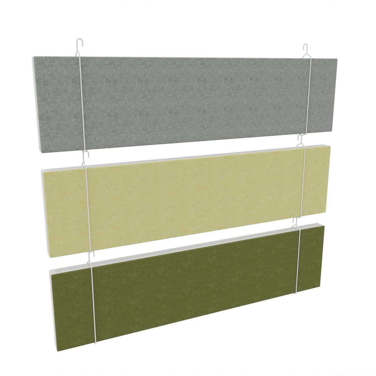 Dzwiękochłonny Ekran akustyczny EcoSund Gotessons żółty 300x1200