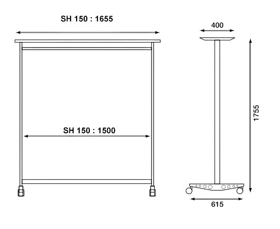 Główna galeria - Mobilny Wieszak SHERPA firmy MANADE (2)