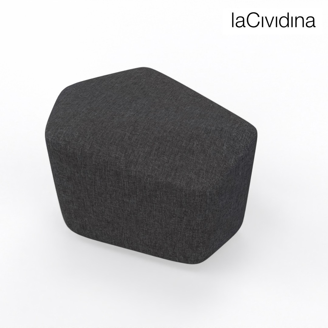 Główna galeria - Pufa MODO ciemno szara firmy La CIVIDINA (8)