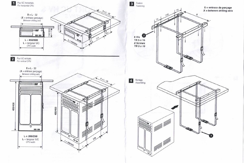 Główna galeria - Uchwyt, Wieszak do Komputera MANADE SUP UC HV S 29 (4)