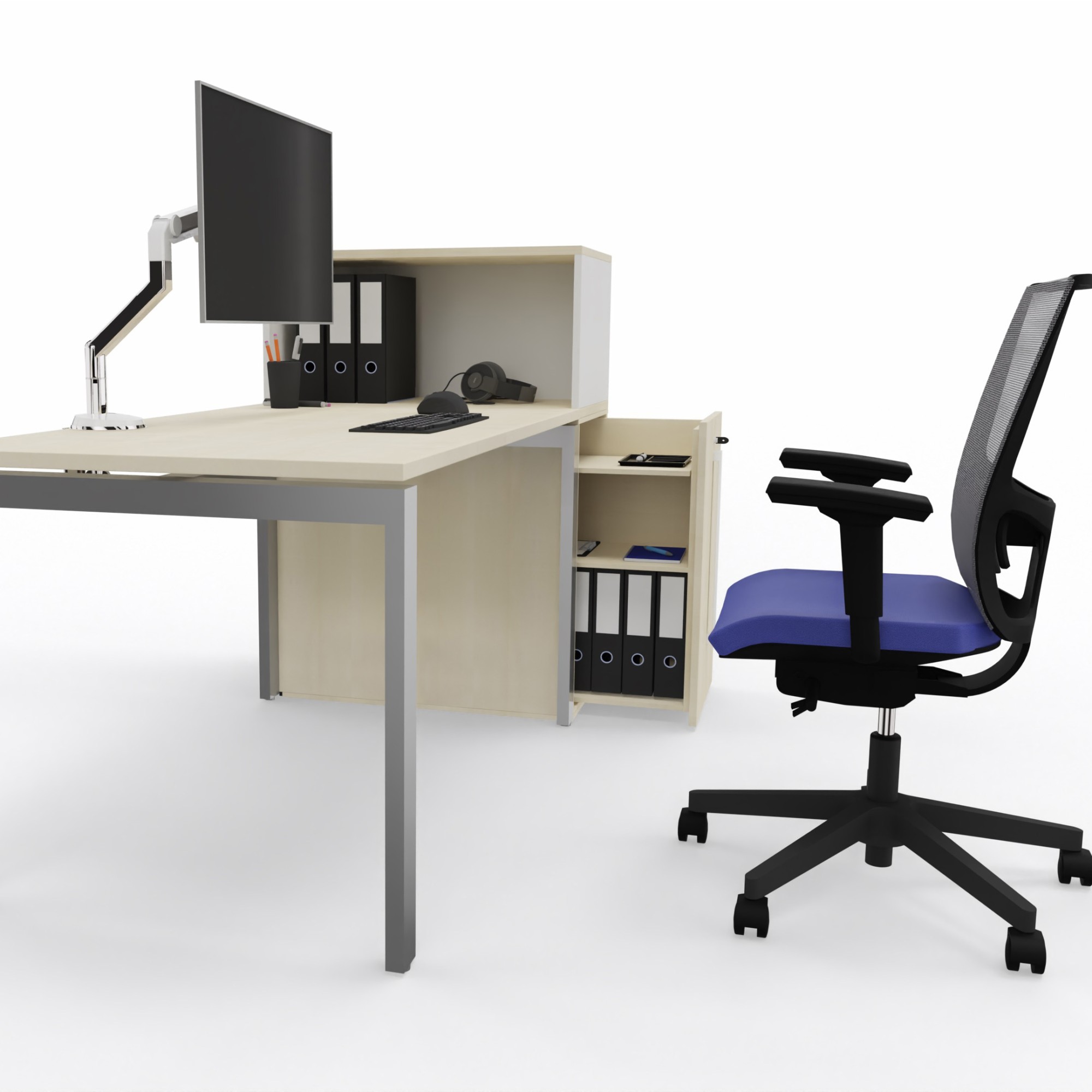 Główna galeria - Orga Tower kontener wysuwany, szafa pionowa Classwood klon kanadyjski z nadstawką firmy Majencia - Nowy Styl (4)