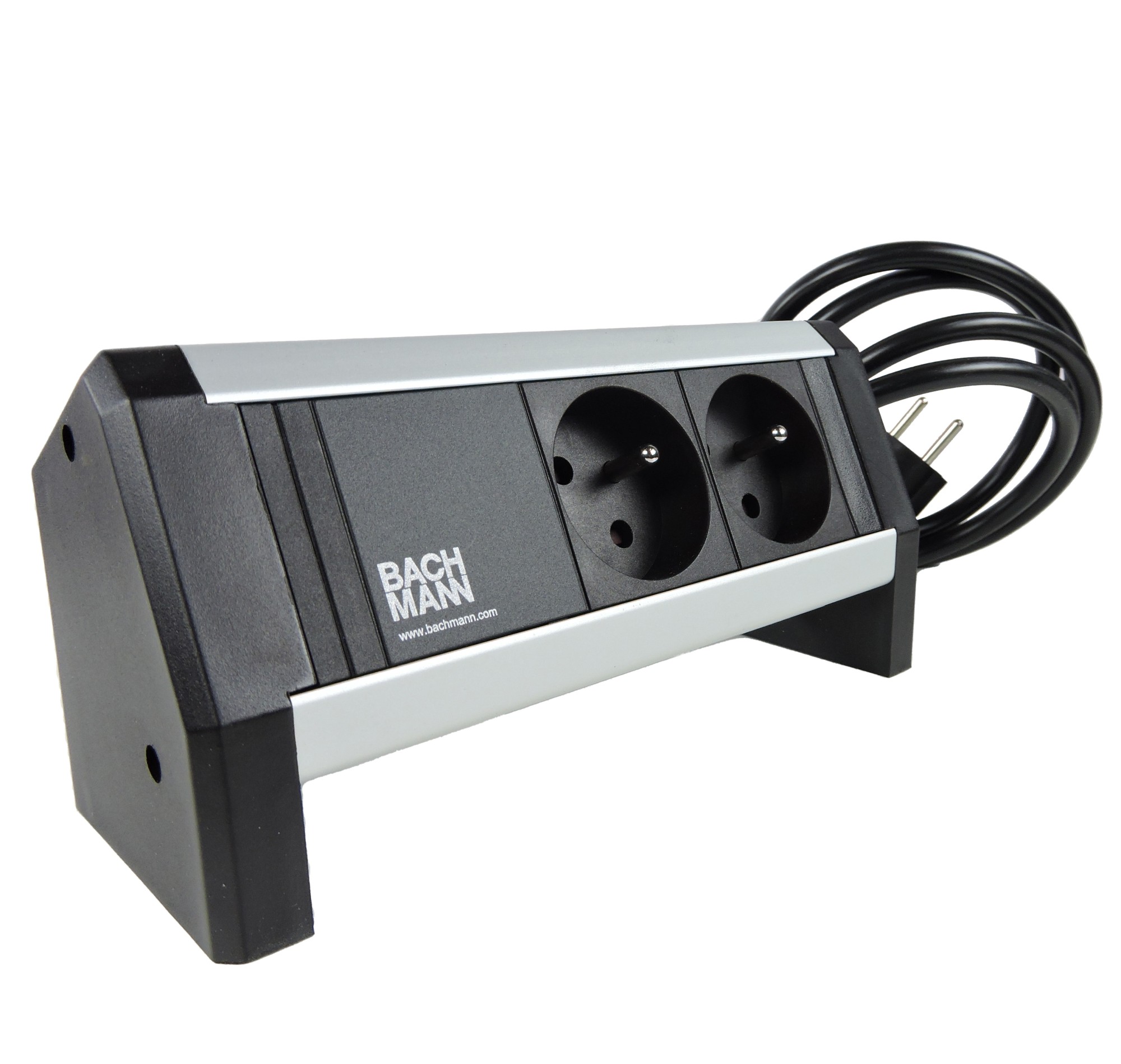 Główna galeria - Listwa zasilająca nablatowa BACHMANN DESK 1 902.1104 2x230V (2)