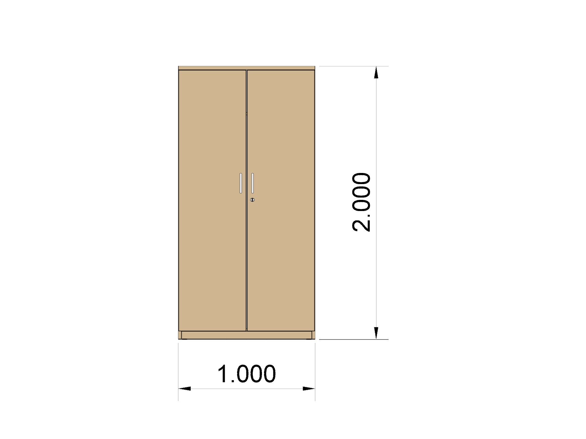 Główna galeria - Szafa ubraniowa Easy Space WARDROBE WITH SHELVES 1000x2000 - Nowy STYL (4)