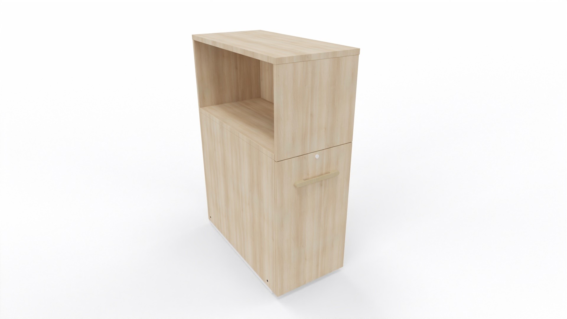 Play & Work Big Orga Tower kontener wysuwany, szafa pionowa wolnostojący z plecami z melaminy - Nowy Styl