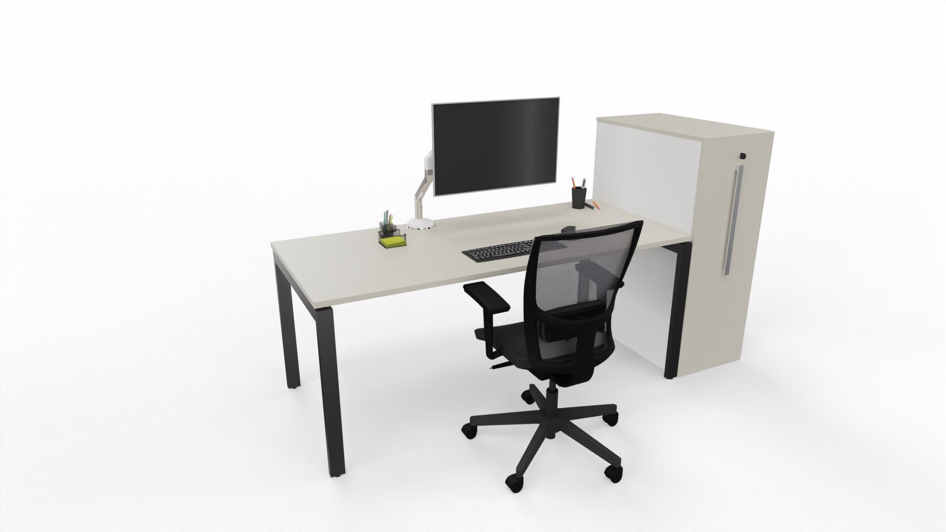 BIG Orga Tower kontener wysuwany, szafa pionowa CLASSWOOD firmy Majencia - Nowy Styl