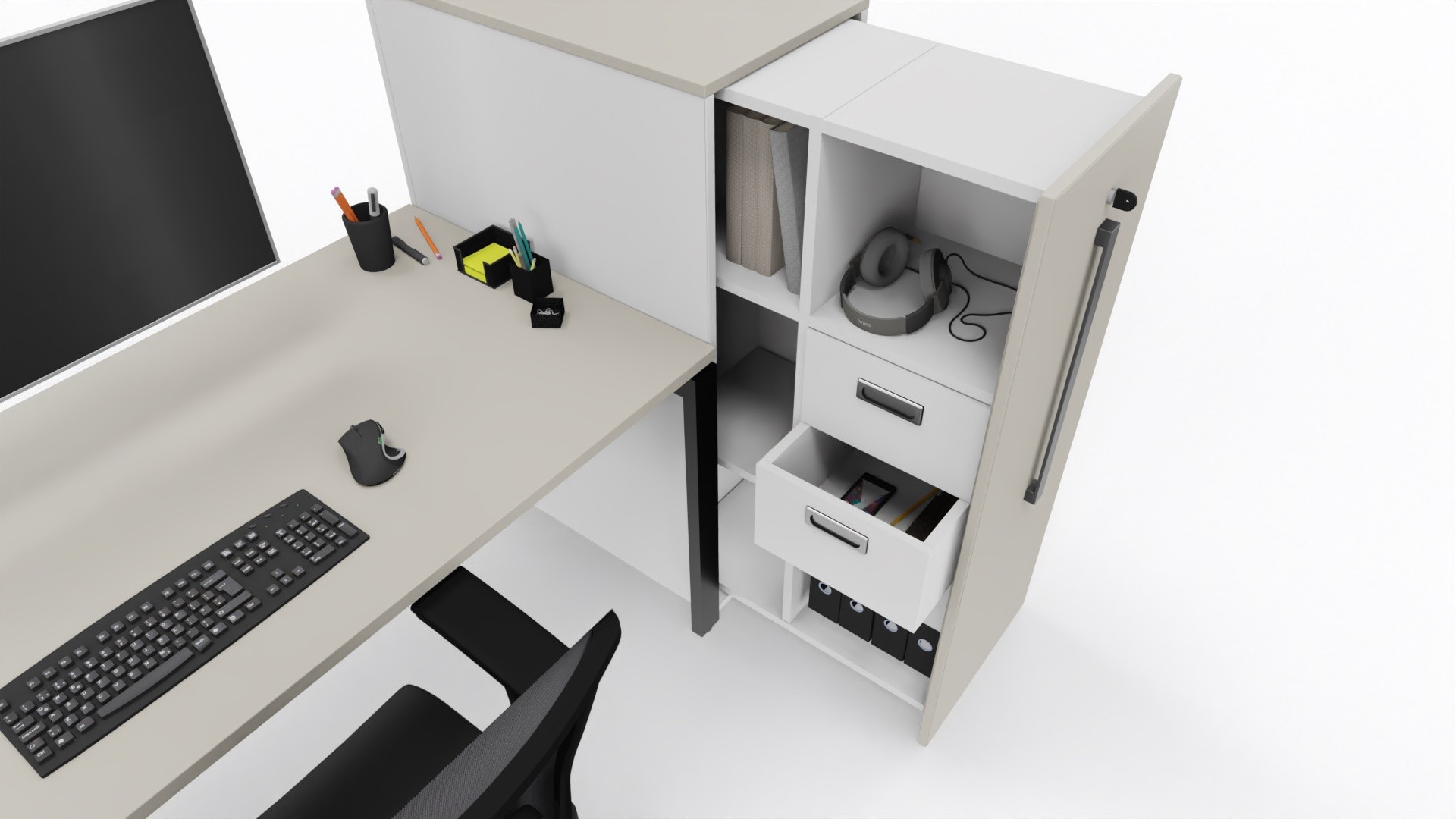 Główna galeria - BIG Orga Tower kontener wysuwany, szafa pionowa CLASSWOOD firmy Majencia - Nowy Styl (3)