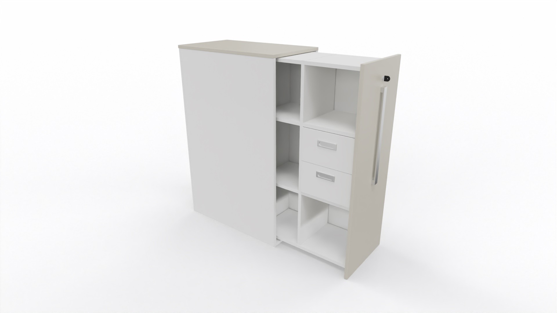 Główna galeria - BIG Orga Tower kontener wysuwany, szafa pionowa CLASSWOOD firmy Majencia - Nowy Styl (4)