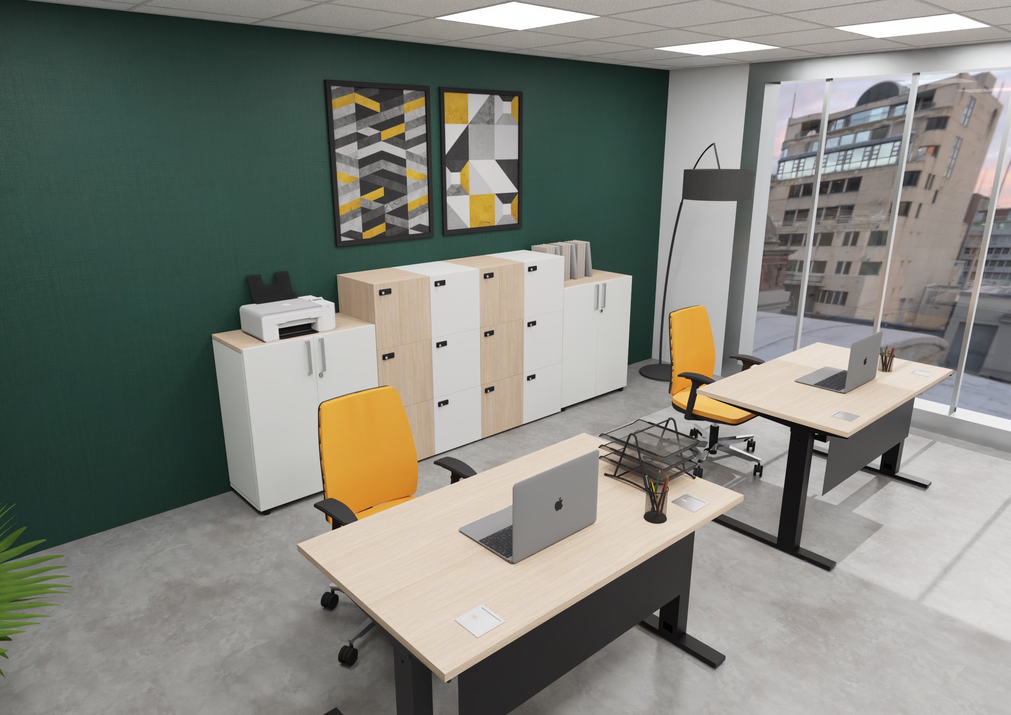 Główna galeria - Szafa skrytkowa biała, lockers STORY 1215x400x430 firmy MAJENCIA - Nowy STYL (2)