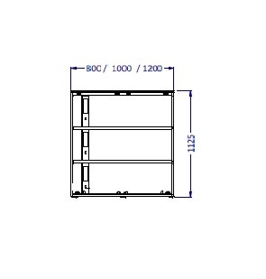 Główna galeria - Szafa biurowa aktowa z drzwiami uchylnymi STORY 1125x800 mm firmy MAJENCIA - Nowy STYL (3)