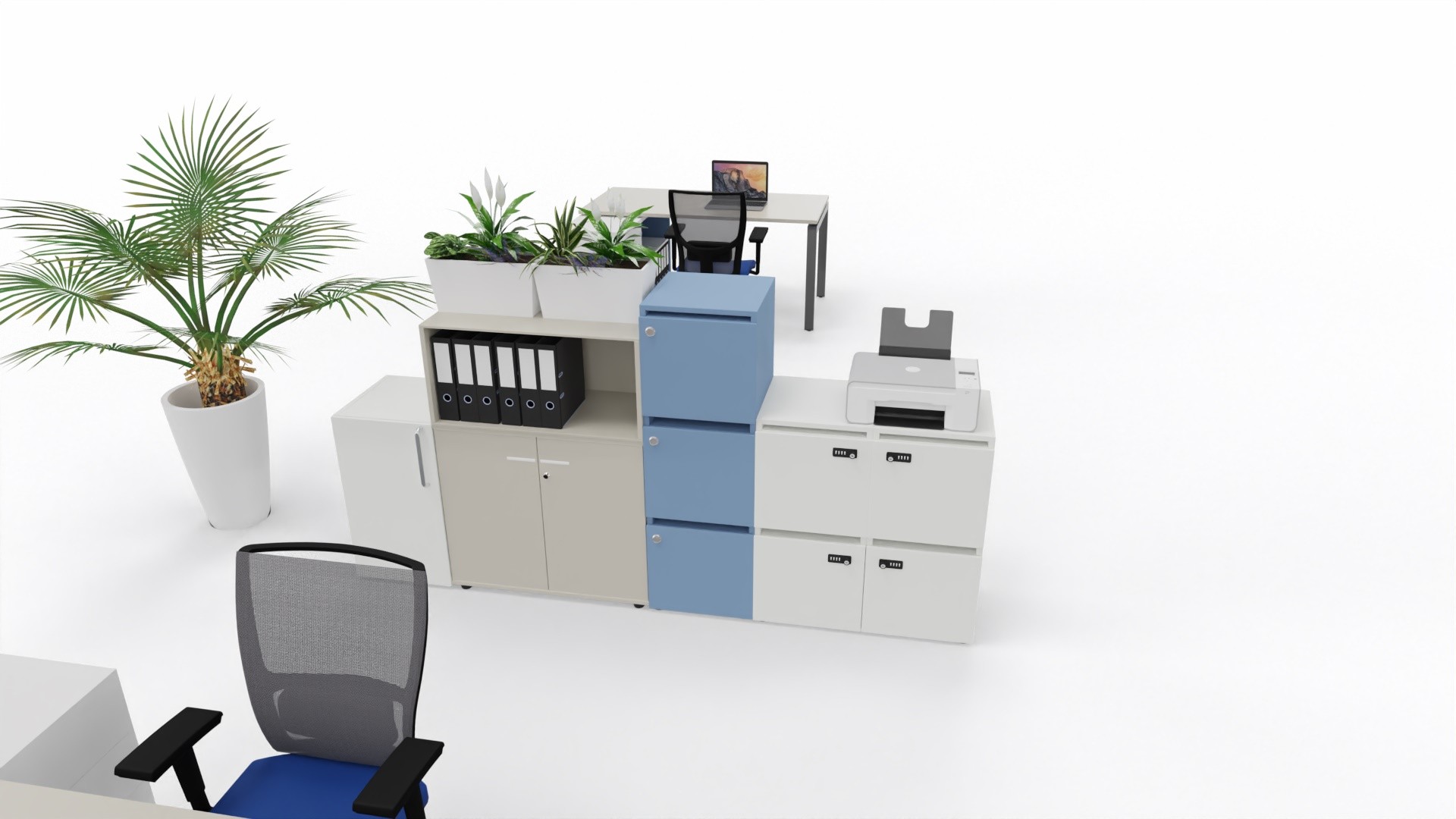 Główna galeria - Szafa skrytkowa, lockers STORY 815x400x430 firmy MAJENCIA - Nowy STYL (2)