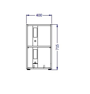 Główna galeria - Szafka biurowa Story z drzwiami uchylnymi firmy MAJENCIA - Nowy STYL (2)