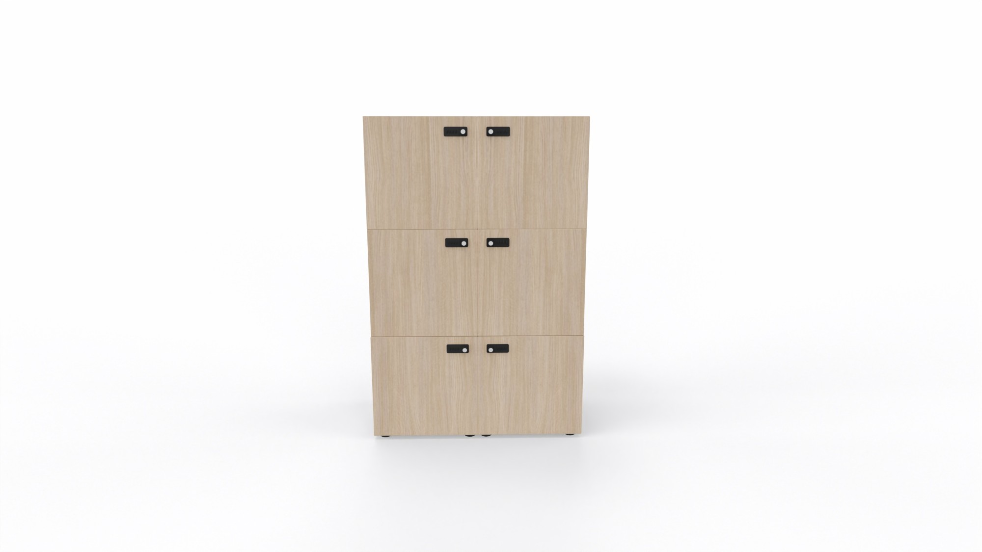 Szafa skrytkowa dąb naturalny, lockers STORY 1215x800x430 firmy MAJENCIA - Nowy STYL