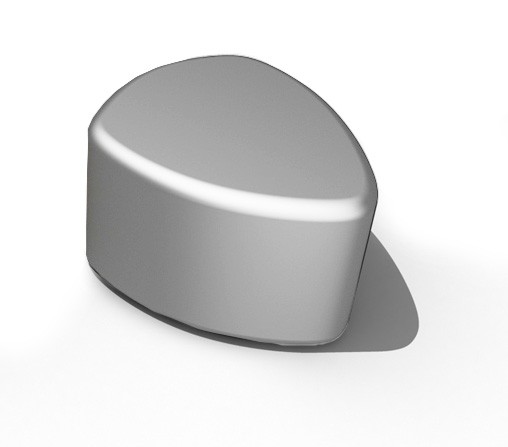 Główna galeria - PUFA z polietylenu FEEK NUT - Szara (2)