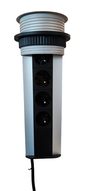 Gniazdo wysuwane z blatu EVOline 4x230V