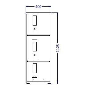 Główna galeria - Szafka biurowa Story z drzwiami uchylnymi firmy wersja prawa MAJENCIA - Nowy STYL (4)