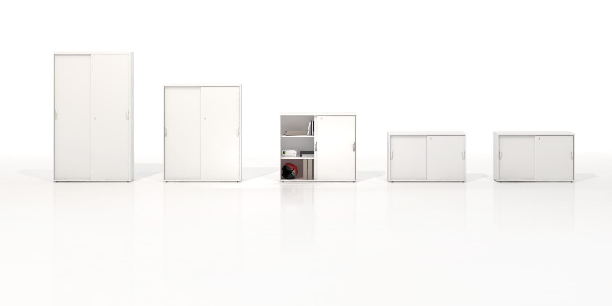 Główna galeria - Szafa biurowa dąb naturalny aktowa Classwood 720x800x450 mm firmy MAJENCIA - Nowy Styl (3)