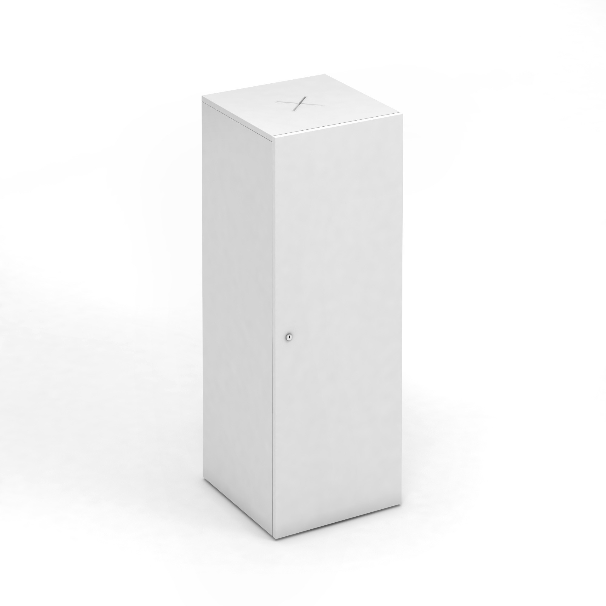 Szafka biurowa Oxo z drzwiami uchylnymi zamykanymi na klucz firmy MAJENCIA - Nowy STYL