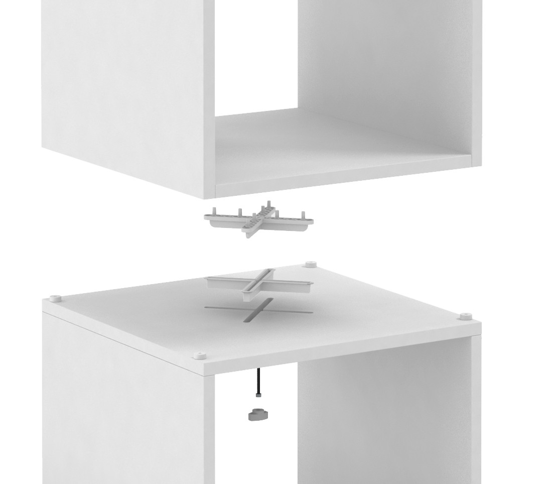 Główna galeria - Szafka biurowa Oxo moduł środkowy drzwi otwierane prawe firmy Majencia - Nowy Styl (8)