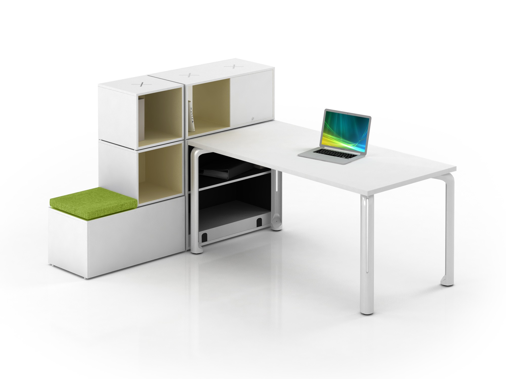 Główna galeria - Poduszka na szafkę Oxo kolor Oliwkowy firmy Majencia - Nowy Styl (2)