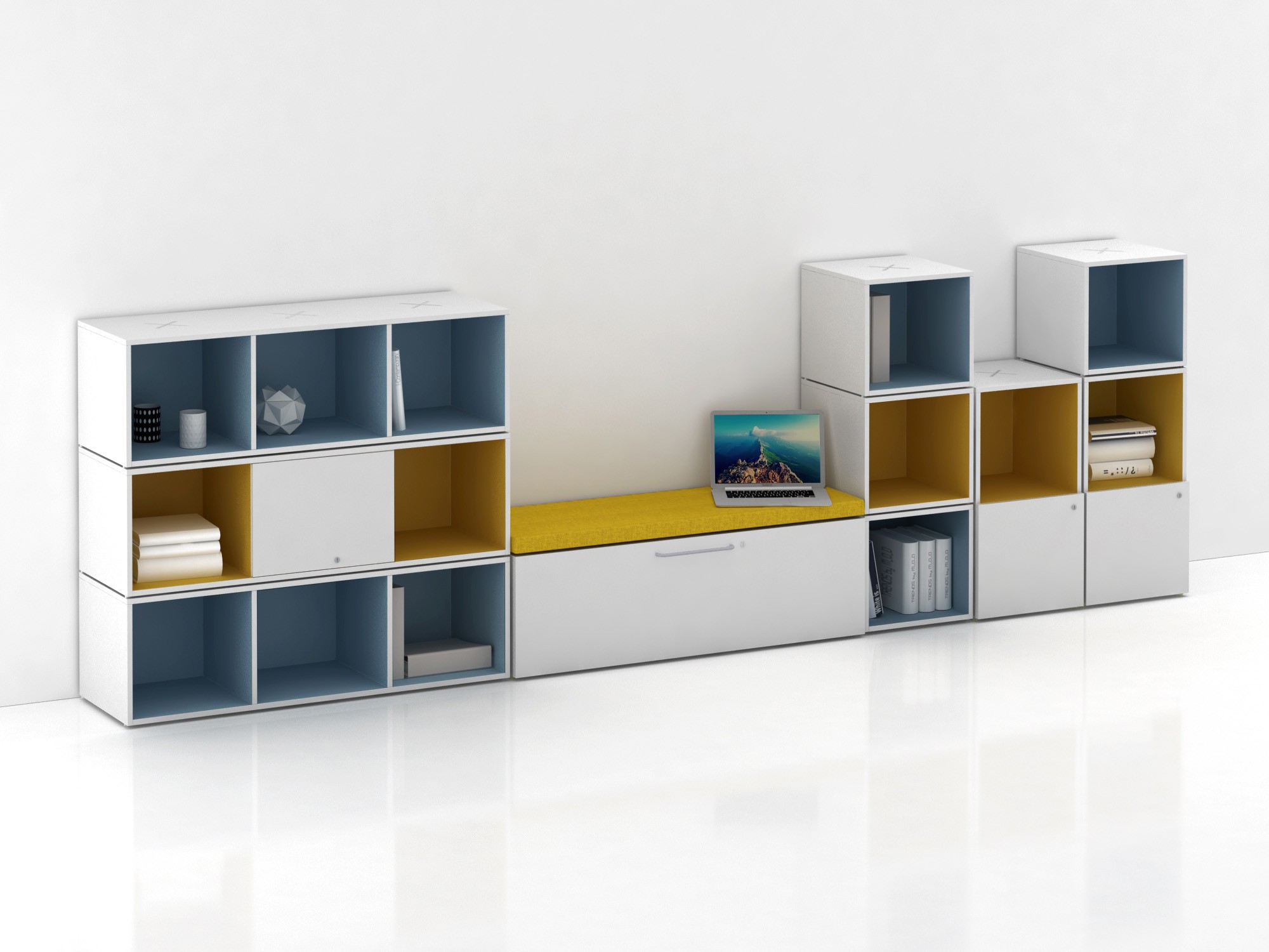 Główna galeria - Poduszka na szafkę Oxo kolor Żółty firmy Majencia - Nowy Styl (2)