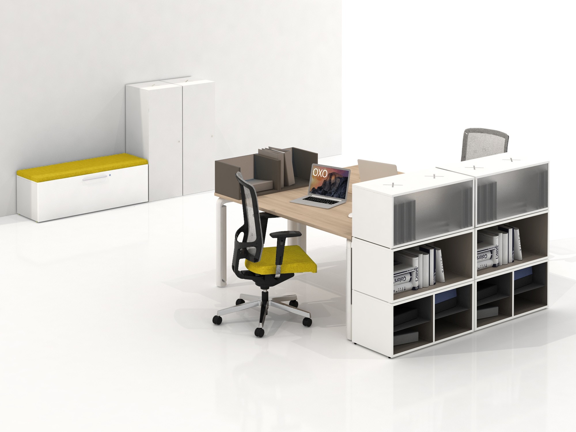 Główna galeria - Poduszka na szafkę Oxo kolor Żółty firmy Majencia - Nowy Styl (3)